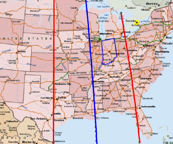 CENTRAL ZONE MAP